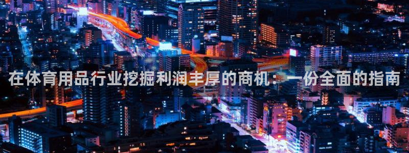 欧陆娱乐官方：在体育用品行业挖掘利润丰厚的商机：一份