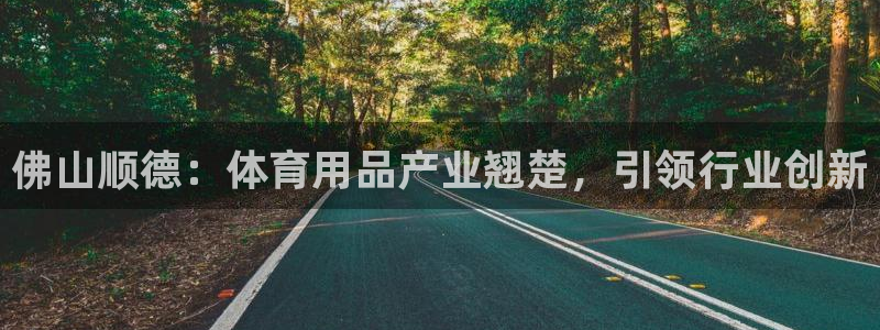 欧陆论坛：佛山顺德：体育用品产业翘楚，引领行业创新