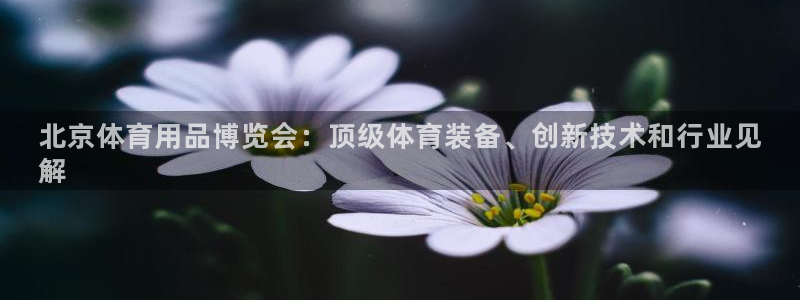 欧陆娱乐出款了吗：北京体育用品博览会：顶级体育装备、
