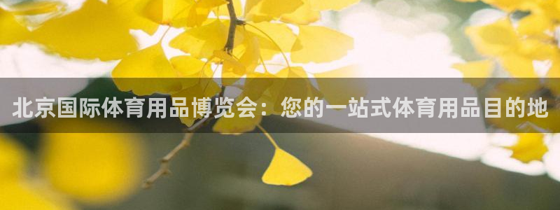 欧陆娱乐登陆平台下载：北京国际体育用品博览会：您的一