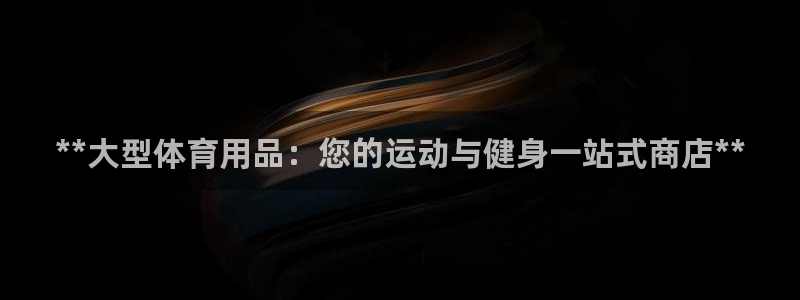 欧陆娱乐官网入口：**大型体育用品：您的运动与健身一