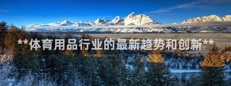 欧陆娱乐群里怎么进：**体育用品行业的最新趋势和创新