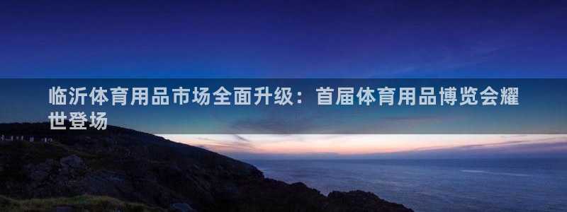 欧陆娱乐中国：临沂体育用品市场全面升级：首届体育用品