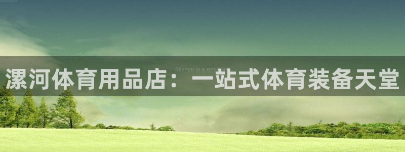 欧陆娱乐平台官网：漯河体育用品店：一站式体育装备天堂
