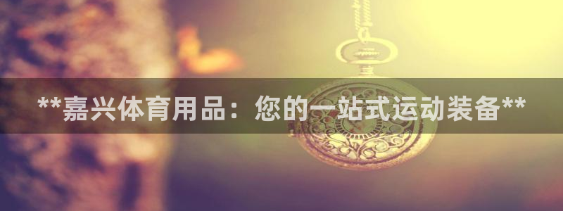 欧陆娱乐共创美好时刻：**嘉兴体育用品：您的一站式运