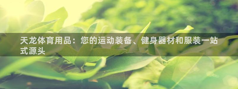 欧陆娱乐官网首页网址：天龙体育用品：您的运动装备、健身器材和