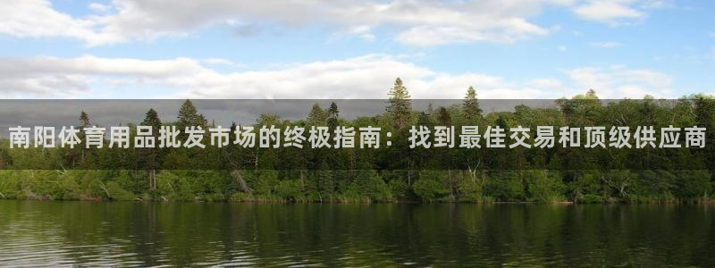 欧陆娱乐平台登录不上去怎么回事：南阳体育用品批发市场的终极指