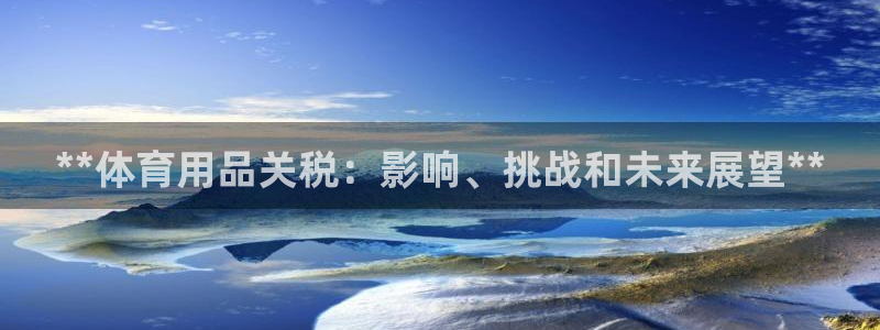 欧陆娱乐测速：**体育用品关税：影响、挑战和未来展望