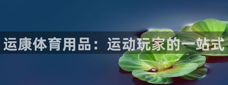 欧陆娱乐的故事有哪些：运康体育用品：运动玩家的一站式