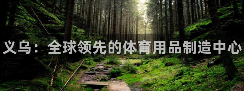欧陆娱乐能赚钱吗现在：义乌：全球领先的体育用品制造中